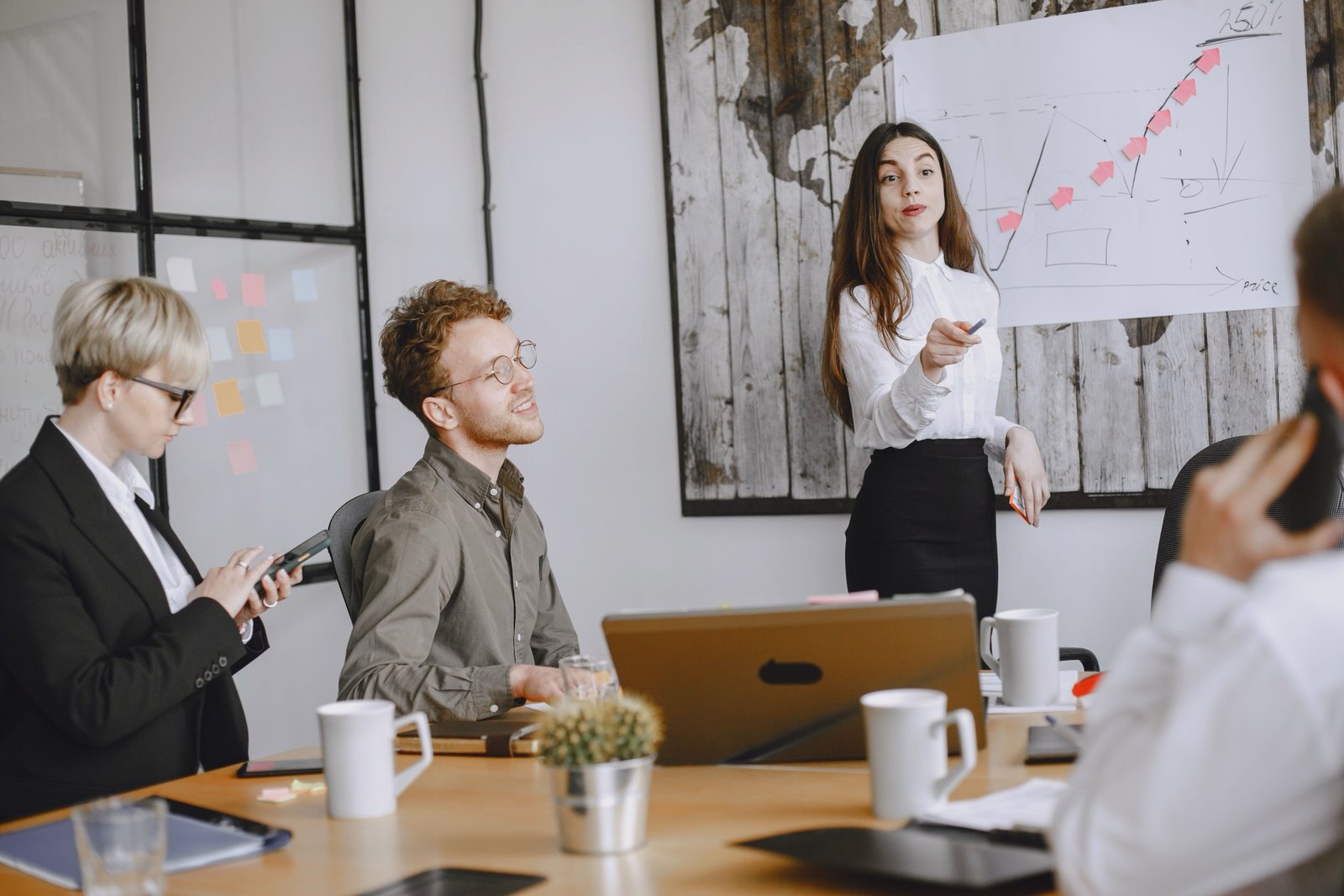 Professional at work, desk or office
